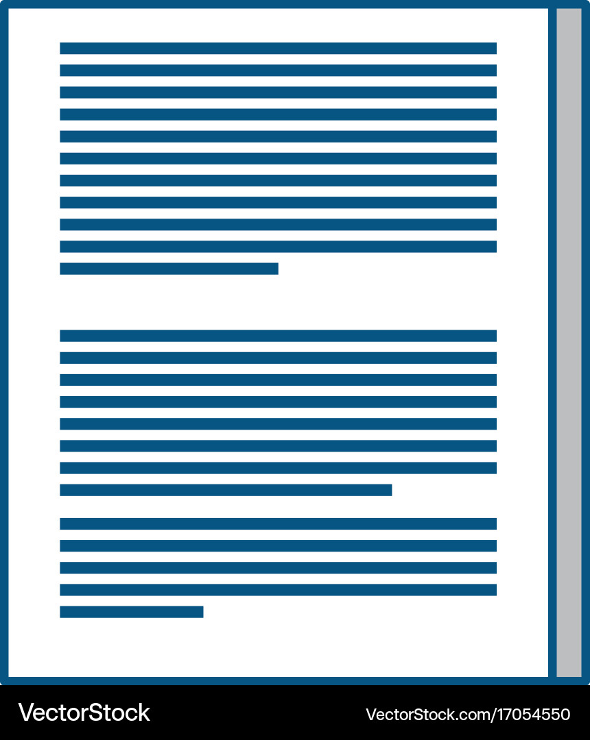 Sheet document file Vector Image
