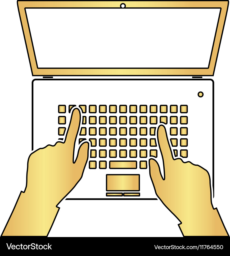 Use laptop computer symbol Vector Image