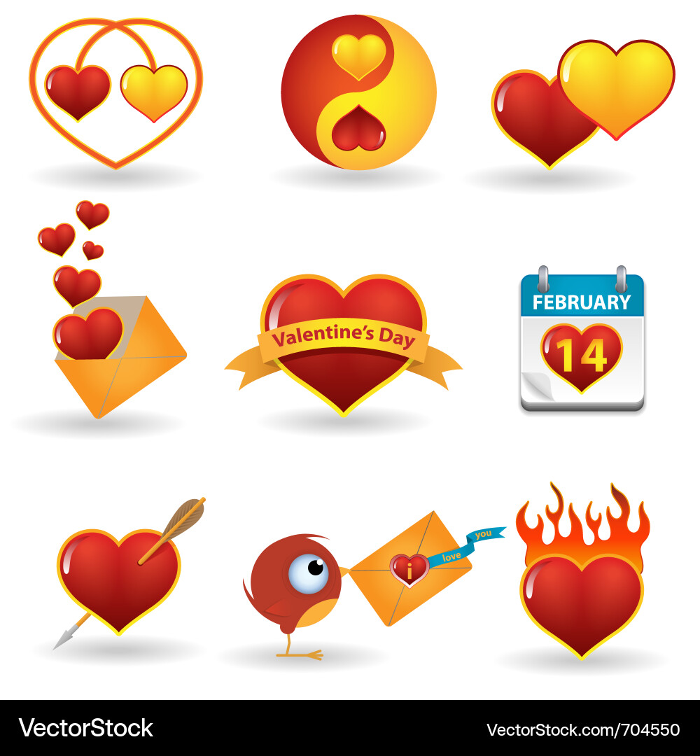 Valentines day vector image