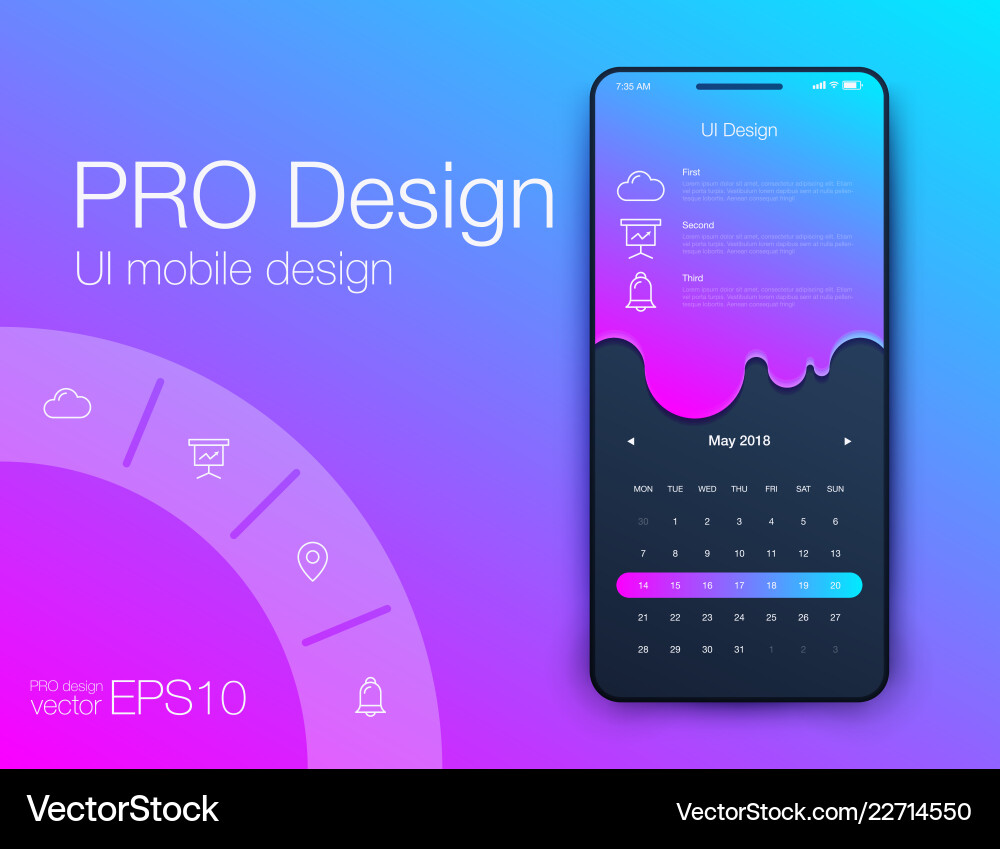 Web application data infographic ui ux stock Web application data infographic ui ux stock vector image