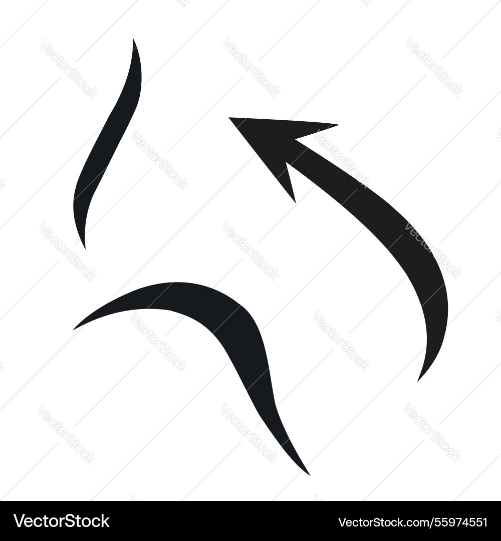 Abstract design with dynamic arrows Abstract design with dynamic arrows vector image