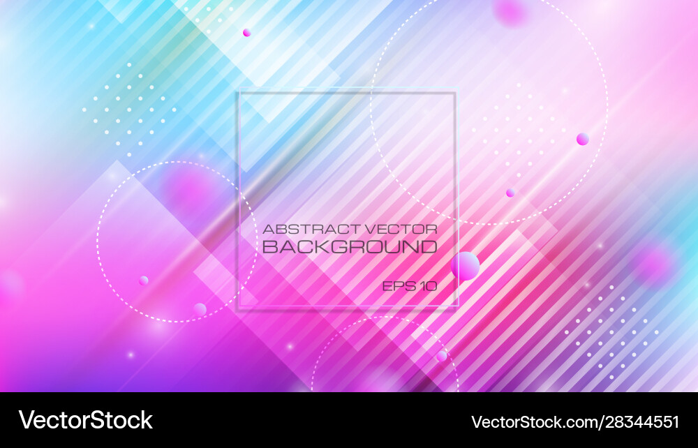 Abstract geometric shapes with colorful background Abstract geometric shapes with colorful background vector image