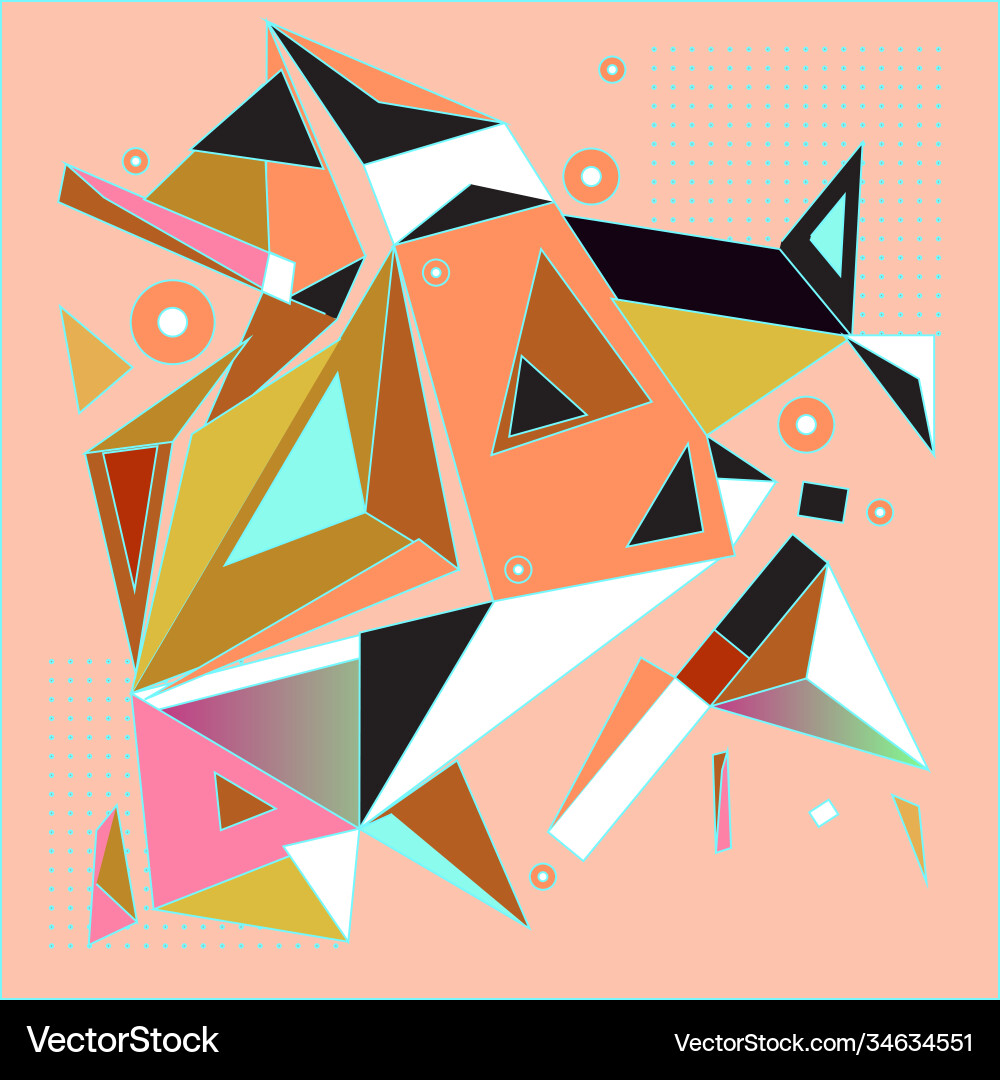 Abstract modern triangles background pattern Abstract modern triangles background pattern vector image