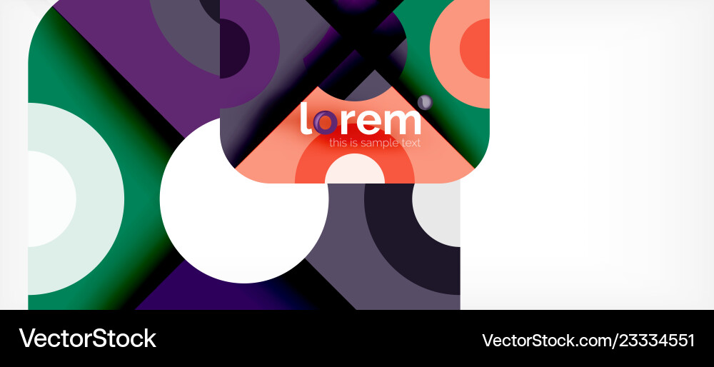 Abstract round elements composition background Abstract round elements composition background Vector Image