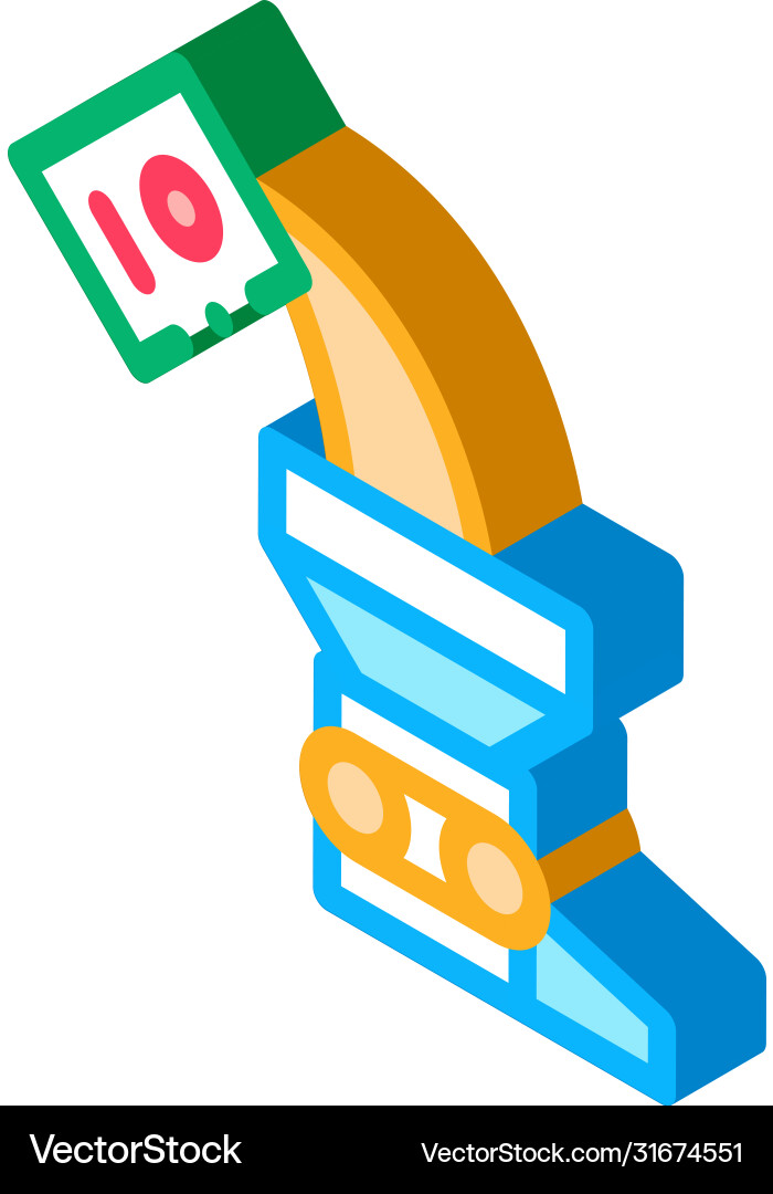 Adding ingredient isometric icon Vector Image