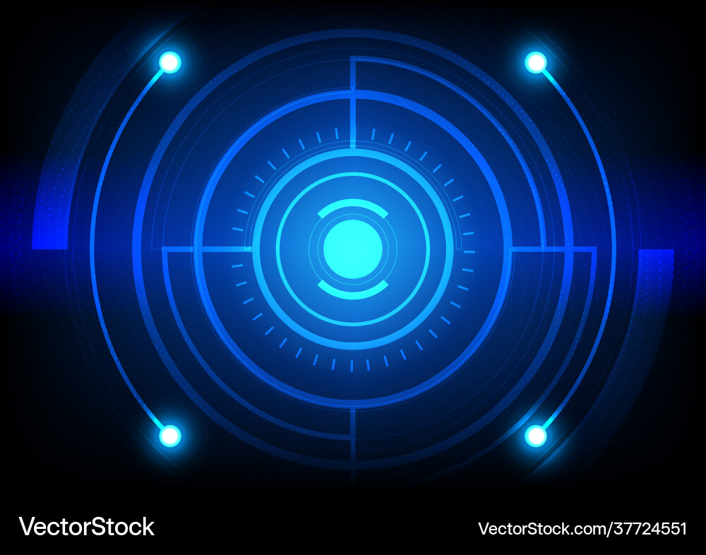 Circuit technology background with hi-tech Circuit technology background with hi-tech vector image