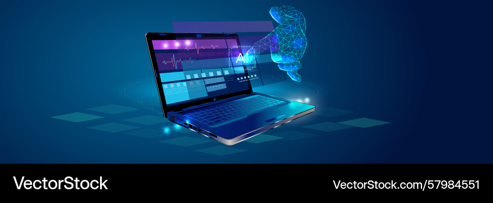 Creation responsive internet website for multiple Vector Image