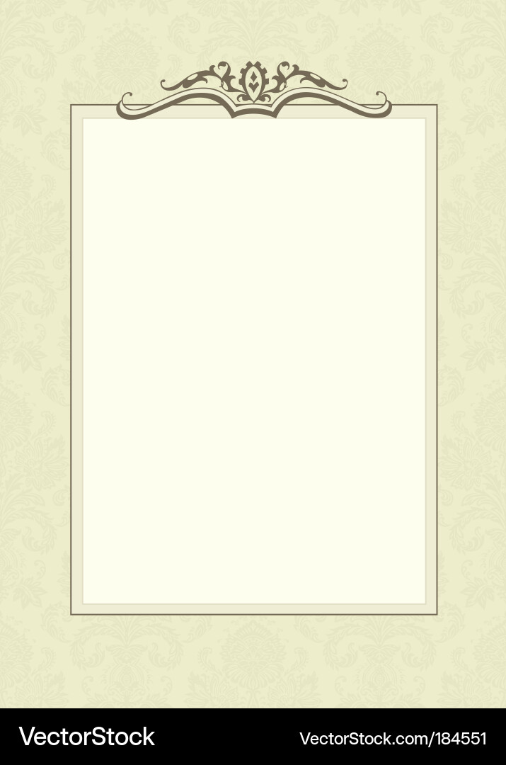 Elegant Border Pattern vector image