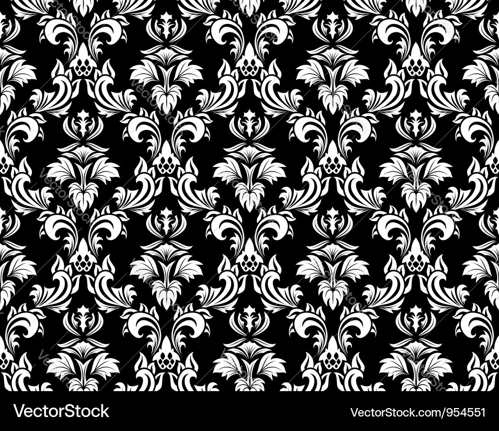 Elegant Damask Pattern vector image