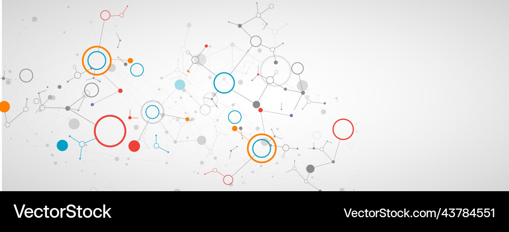 Geometric abstract background with connected line Geometric abstract background with connected line vector image