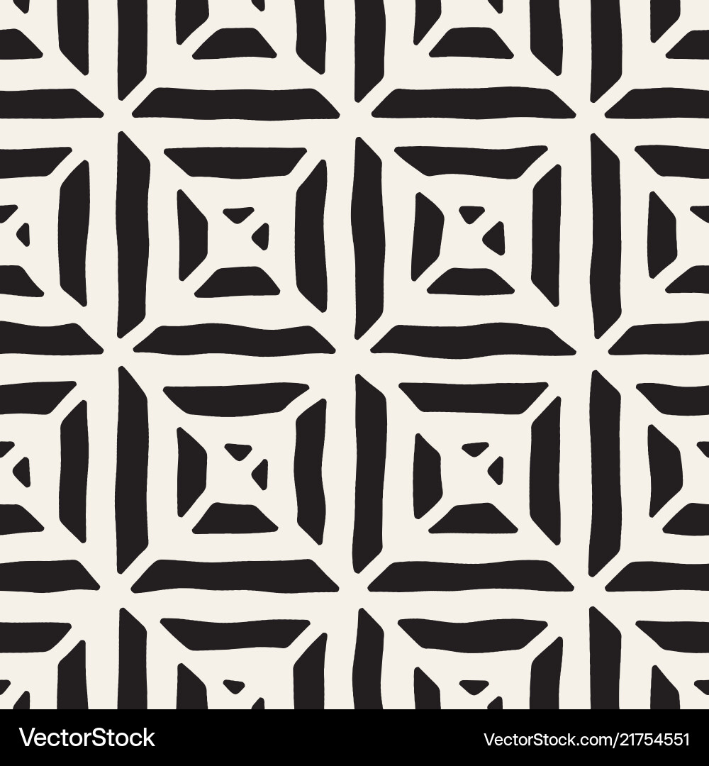 Hand drawn seamless repeating pattern with lines Hand drawn seamless repeating pattern with lines vector image