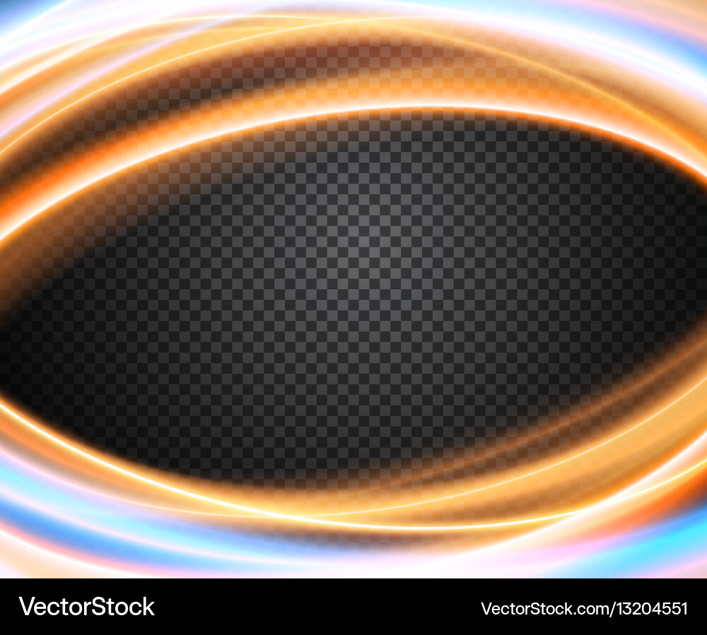 Light effect on checkered background vector image
