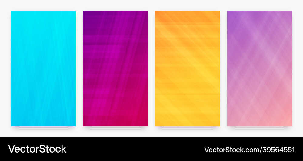 Modern colorful gradient background with lines Vector Image