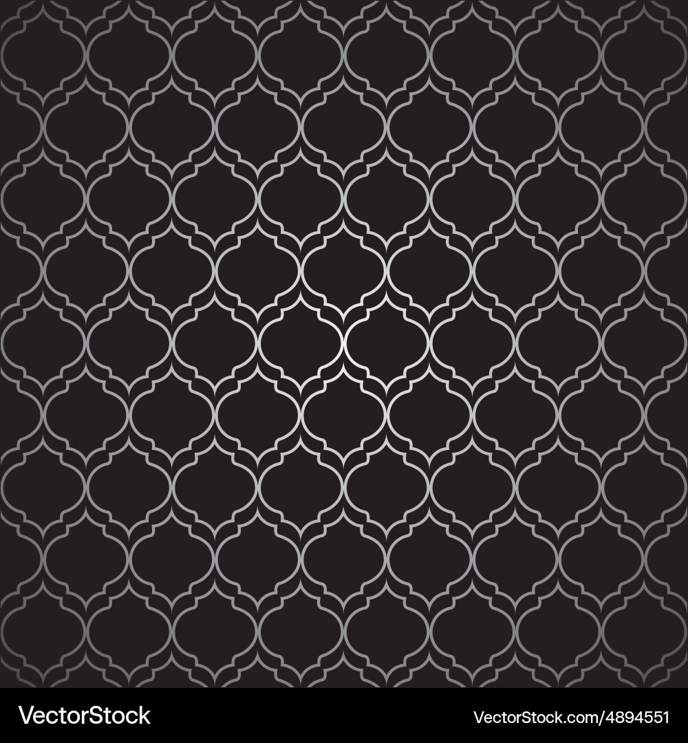 Silver pattern background stock vector image