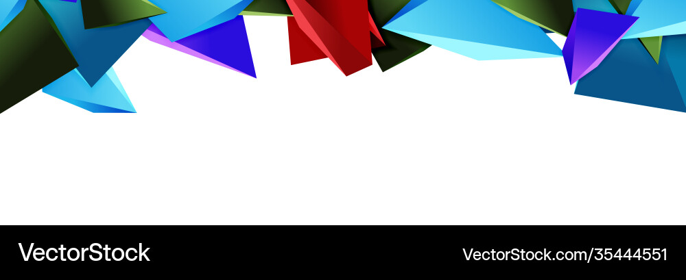 Triangle mosaic abstract background 3d triangular Triangle mosaic abstract background 3d triangular Vector Image