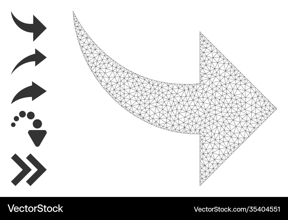 Web network redo icon with simple pictograms Web network redo icon with simple pictograms vector image