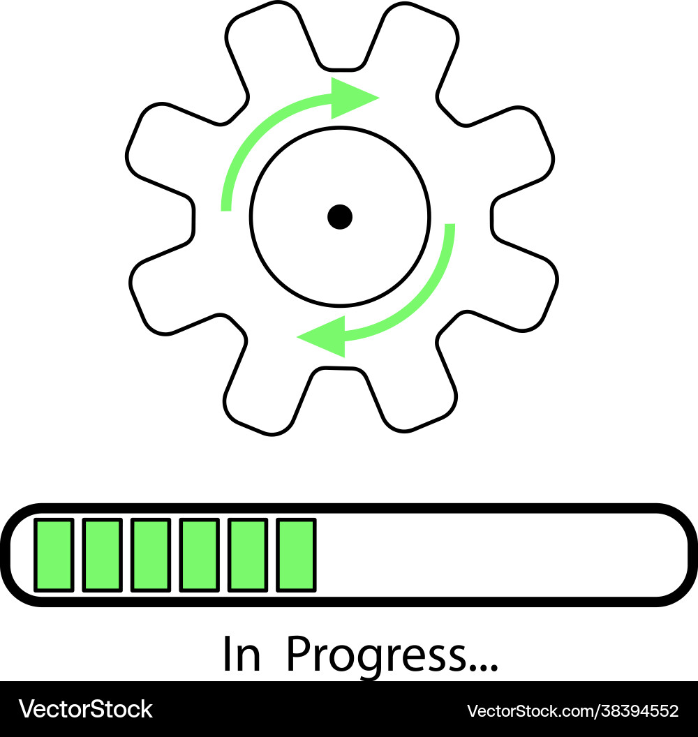 Loading process update system icon Loading process update system icon vector image
