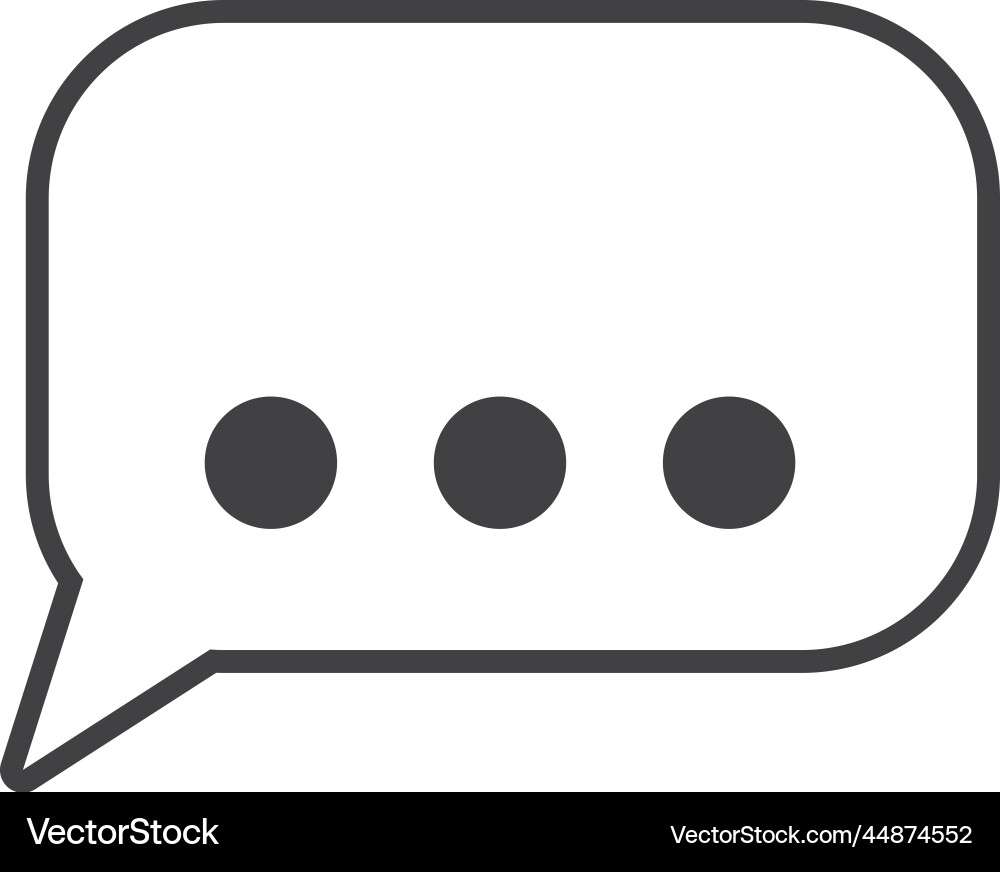 Message boxes and chats in minimal style Vector Image