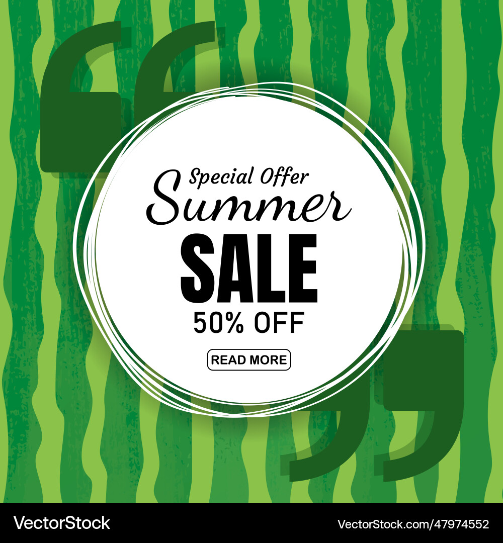 Set of empty templates with summer themes vector image