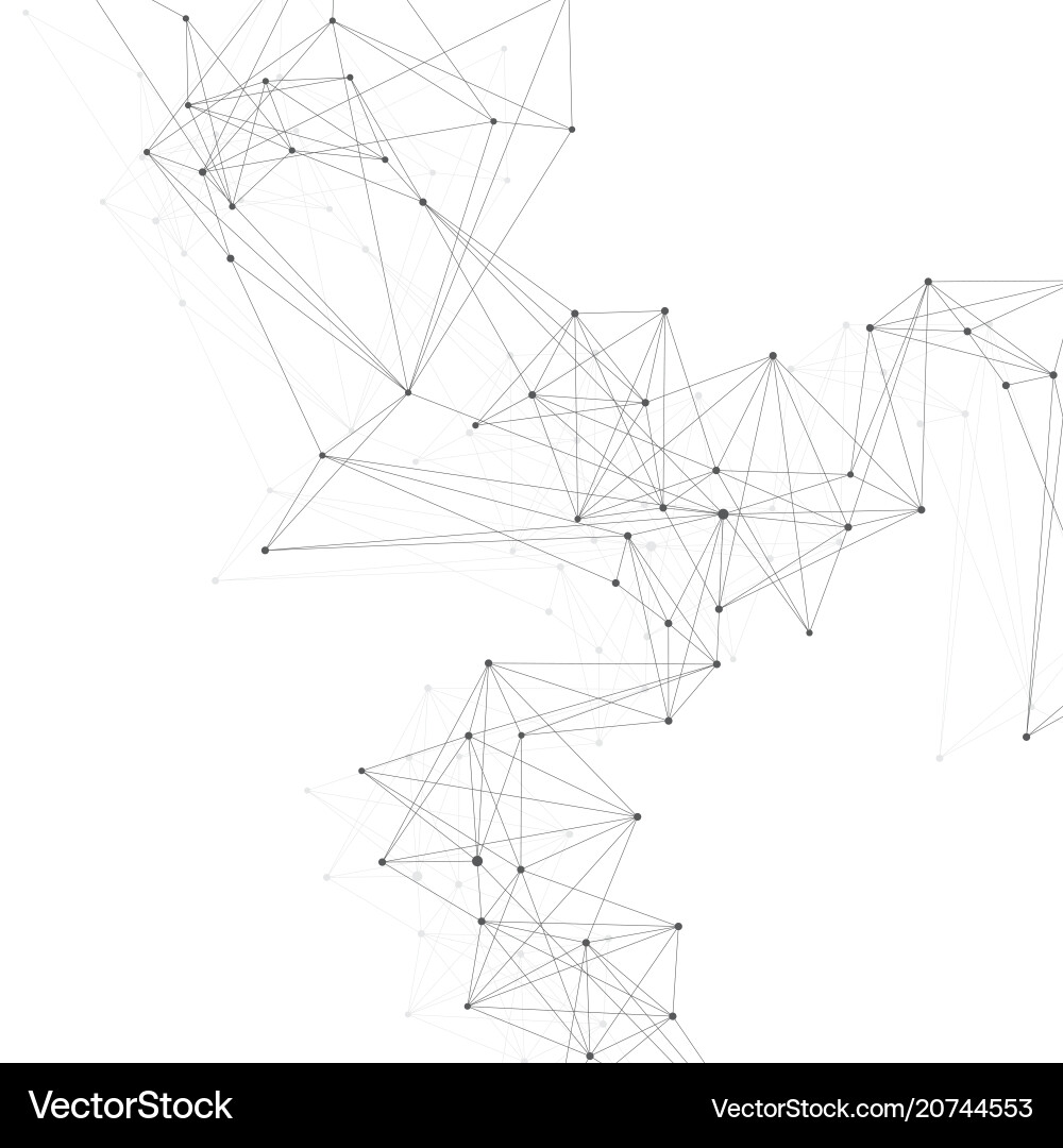 Geometric abstract background with connected line Geometric abstract background with connected line vector image
