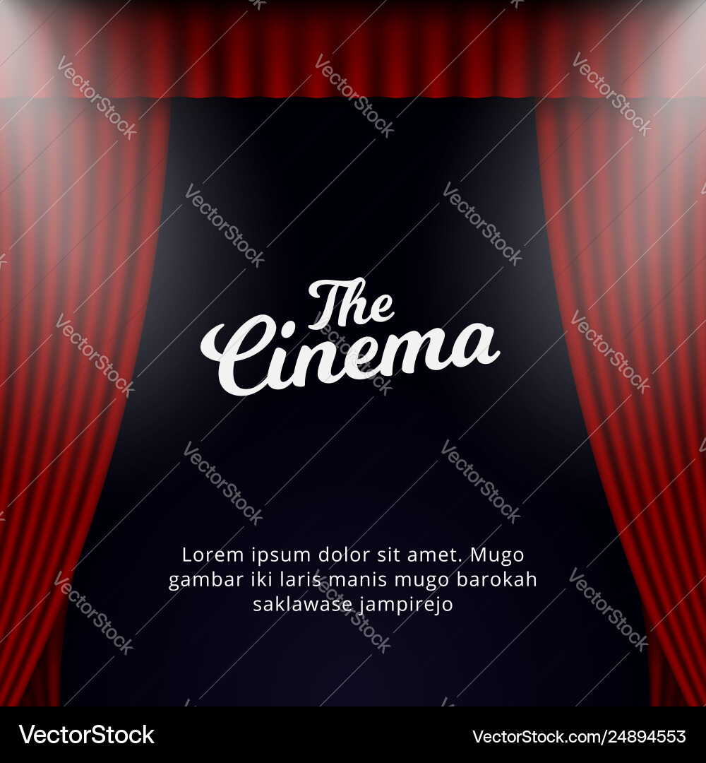 Kino große Eröffnung Poster Hintergrund Vorlage Kino große Eröffnung Poster Hintergrund Vorlage vektorbild