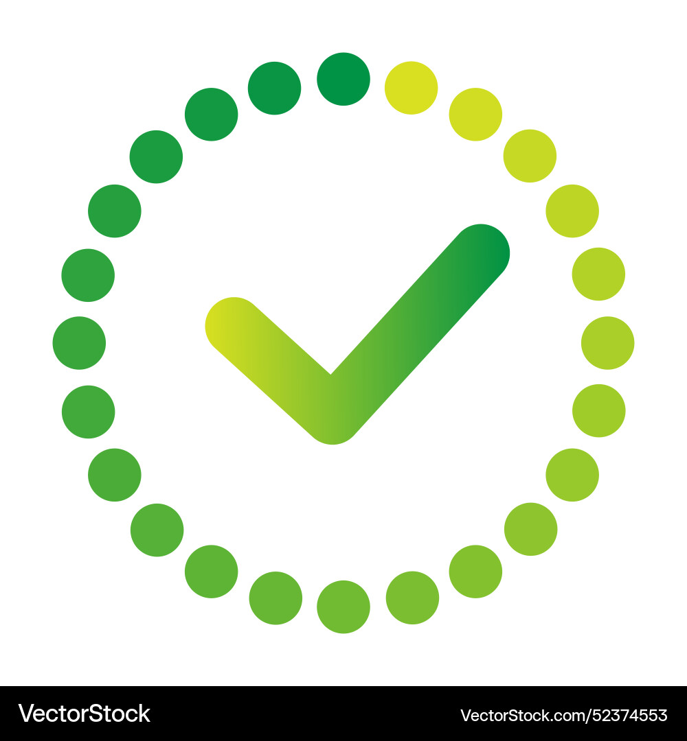 Load completed progress indicator for web Load completed progress indicator for web vector image