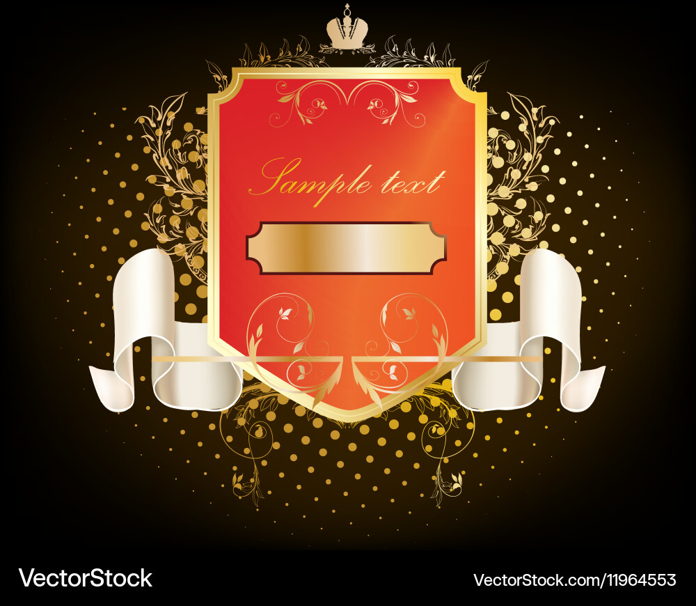 Vintage royal frame Vector Image