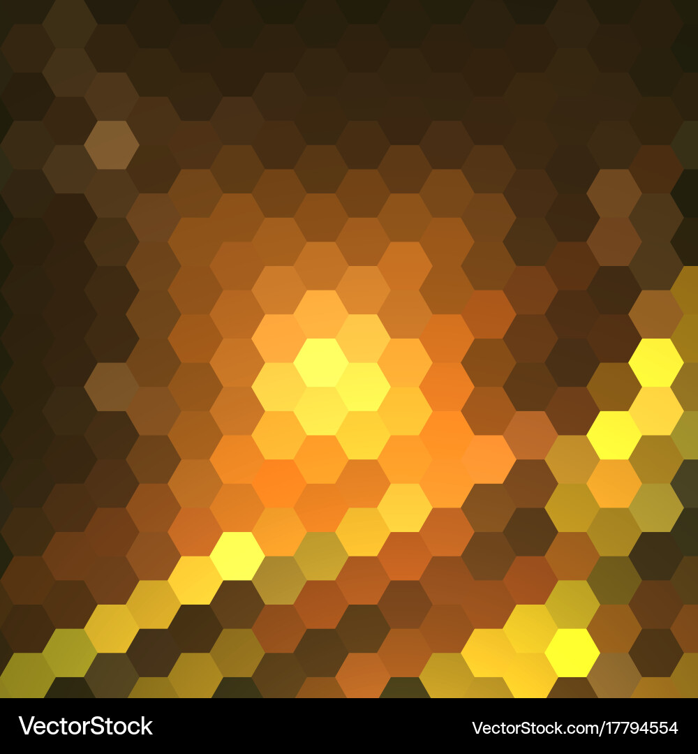 Abstract colorful hexagons background Vector Image