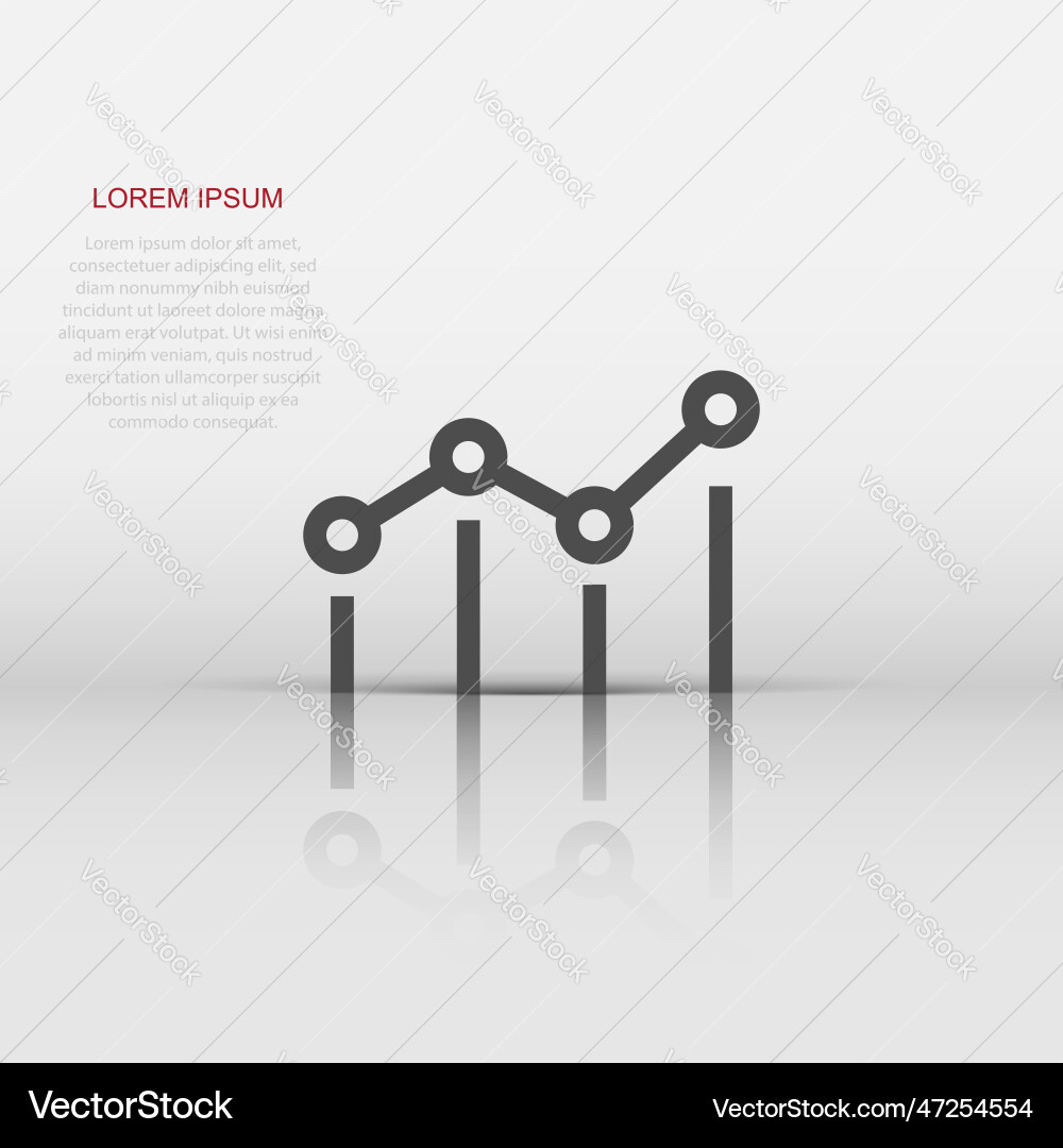Benchmark measure icon in flat style dashboard Benchmark measure icon in flat style dashboard vector image