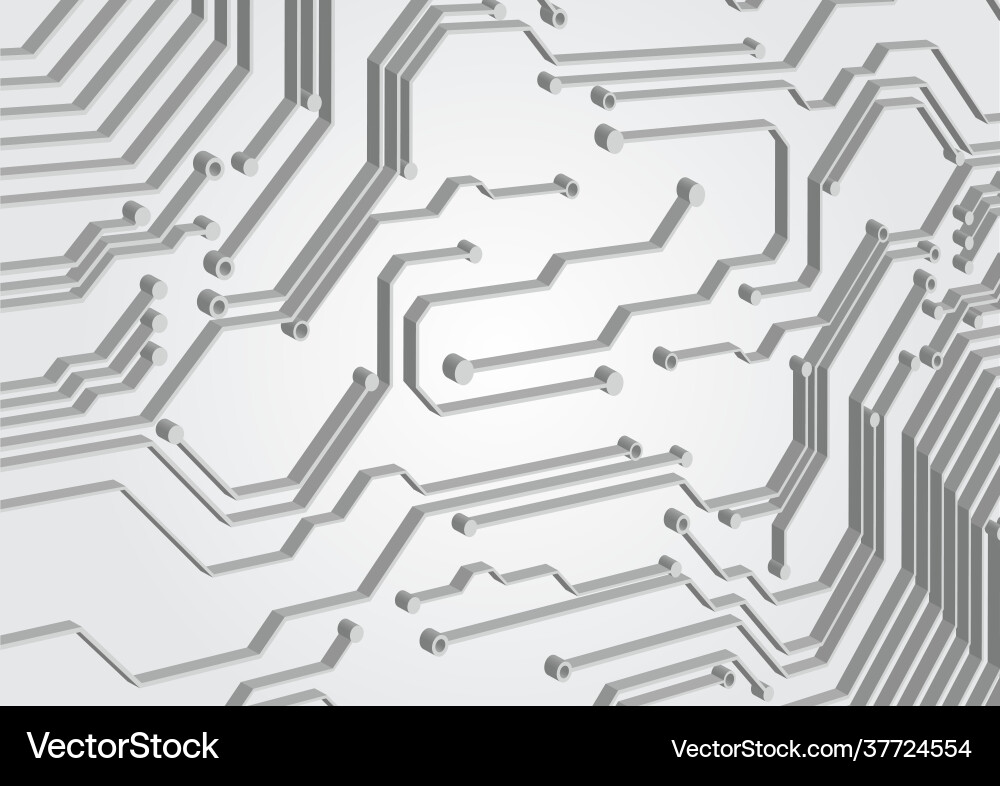 Circuit technology background with hi-tech Circuit technology background with hi-tech vector image