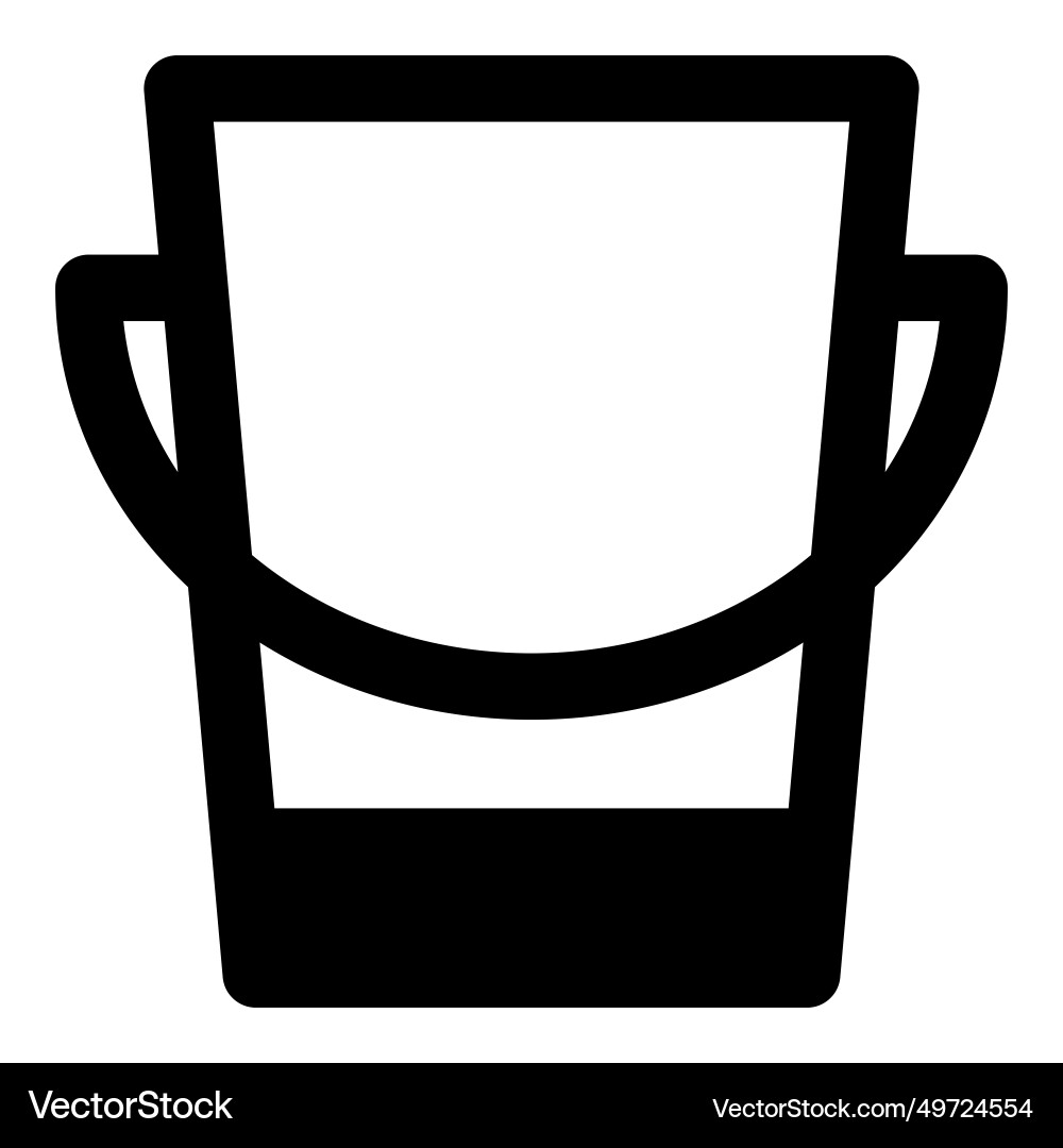 Container with handle for carrying liquids Vector Image