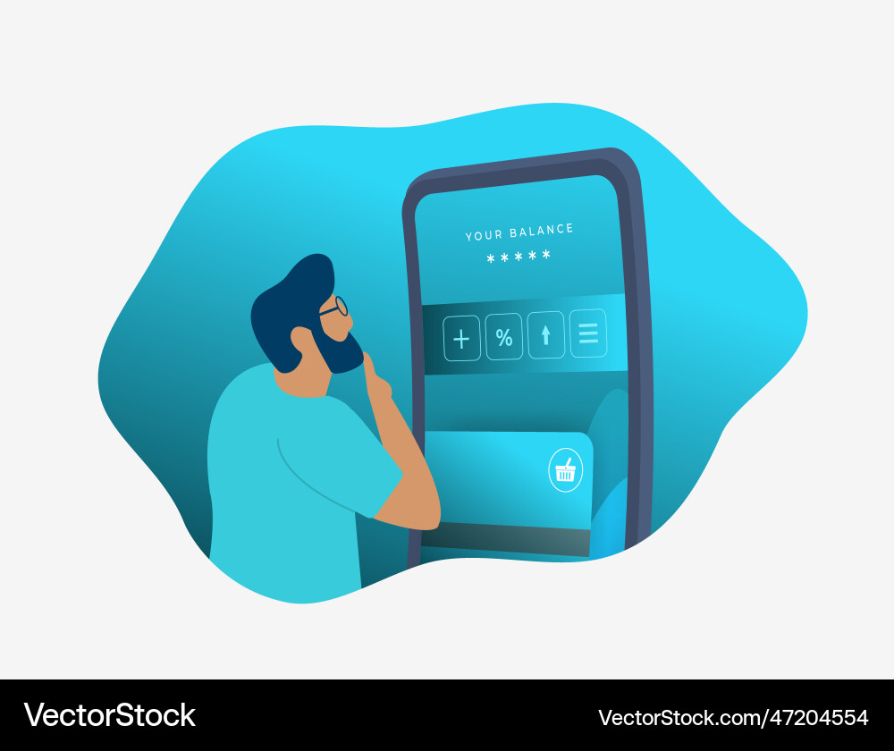 Fintech and crypto portfolio app for easy finance – Royalty-Free Vector |  VectorStock