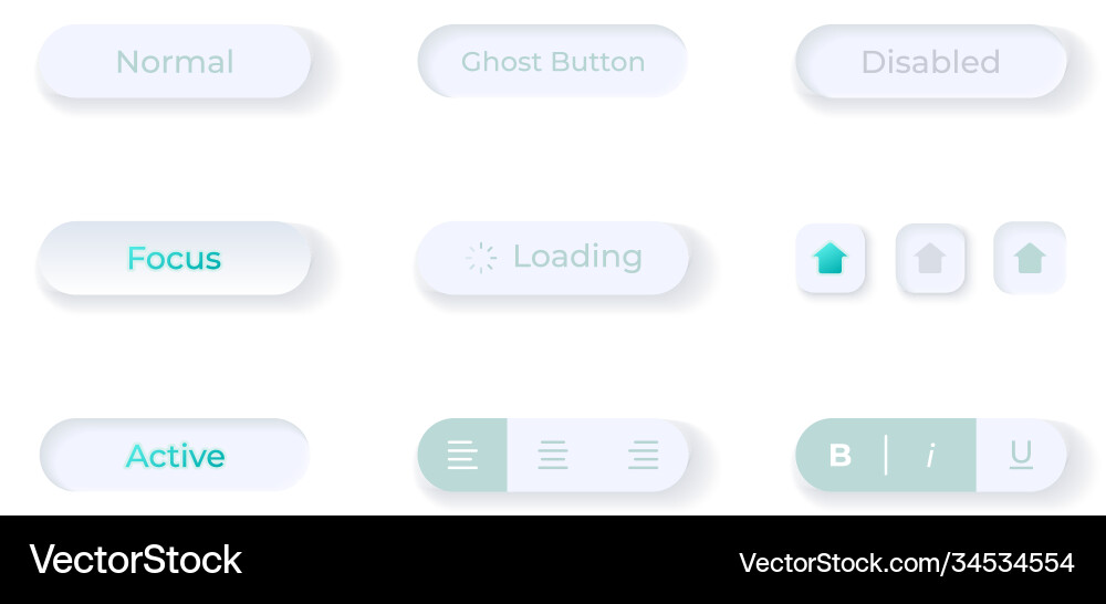 Optionen Felder ui Elemente Kit Optionen Felder ui Elemente Kit vektorbild