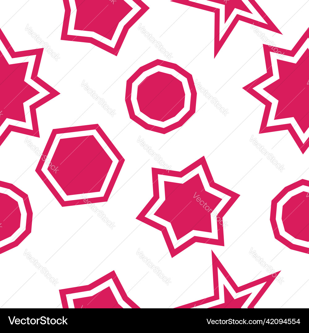 Seamless pattern with elements art Vector Image