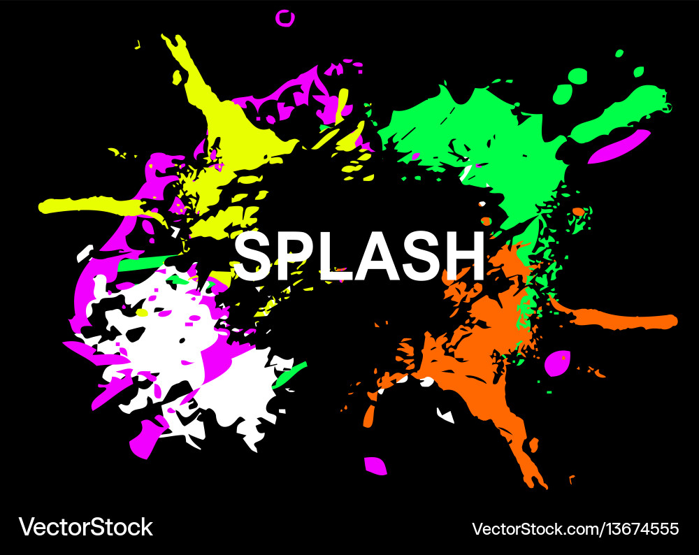 Abstract artistic background with floral element Vector Image