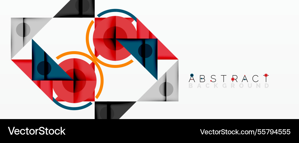 Geometric abstract design with layered triangles Geometric abstract design with layered triangles Vector Image