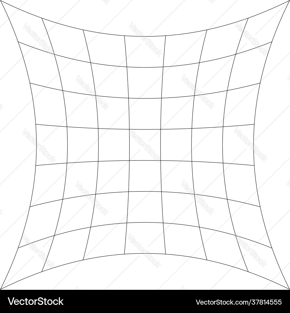 Grid mesh lattice grating with distort deform Grid mesh lattice grating with distort deform vector image