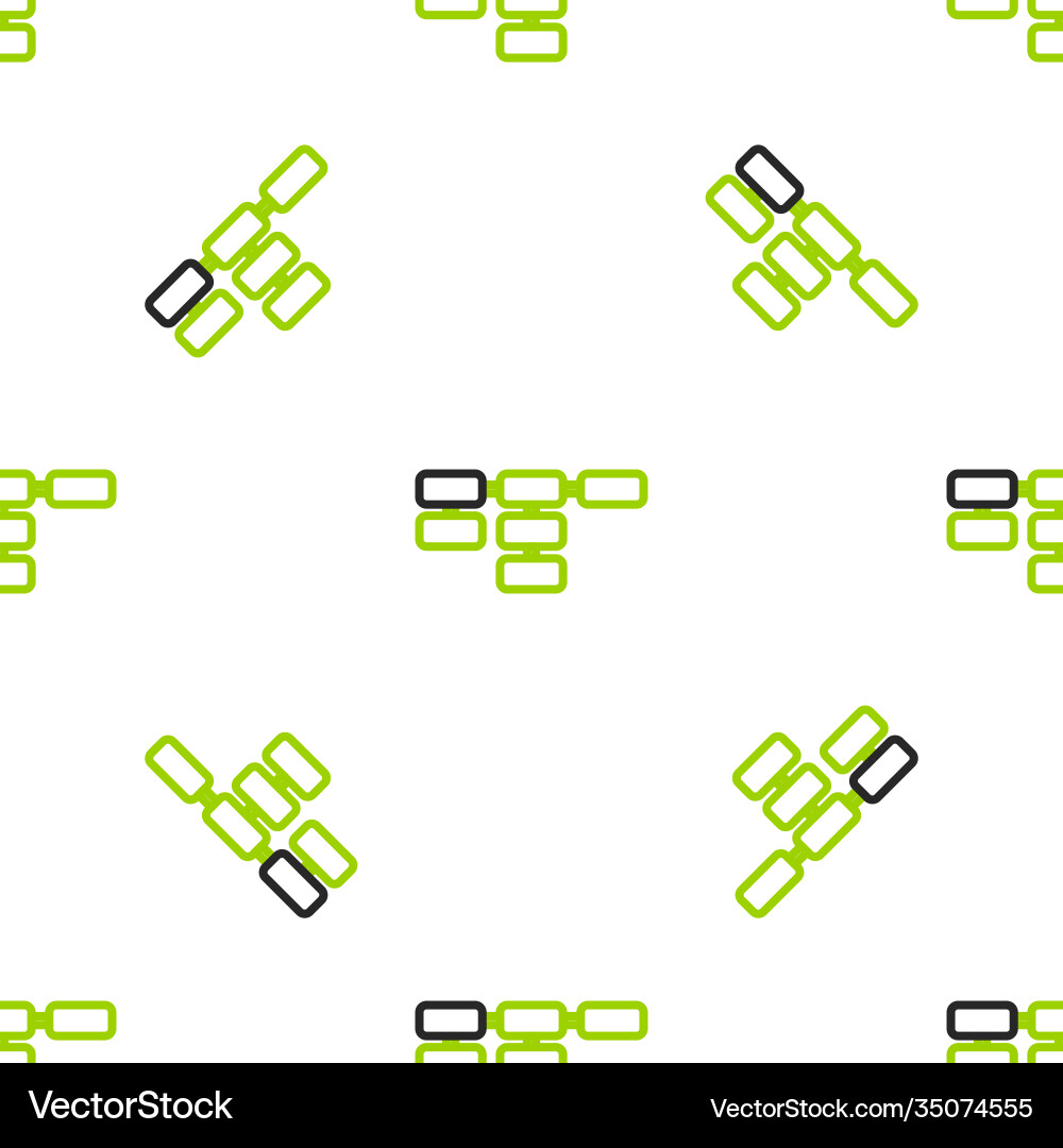 Line site map icon isolated seamless pattern Line site map icon isolated seamless pattern vector image