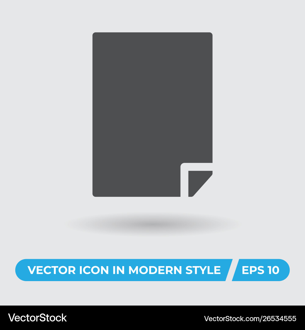 Paper icon simple sign for web site and mobile app Paper icon simple sign for web site and mobile app vector image