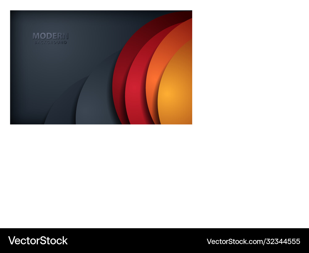 Red overlap layers background on dark gray design Red overlap layers background on dark gray design vector image