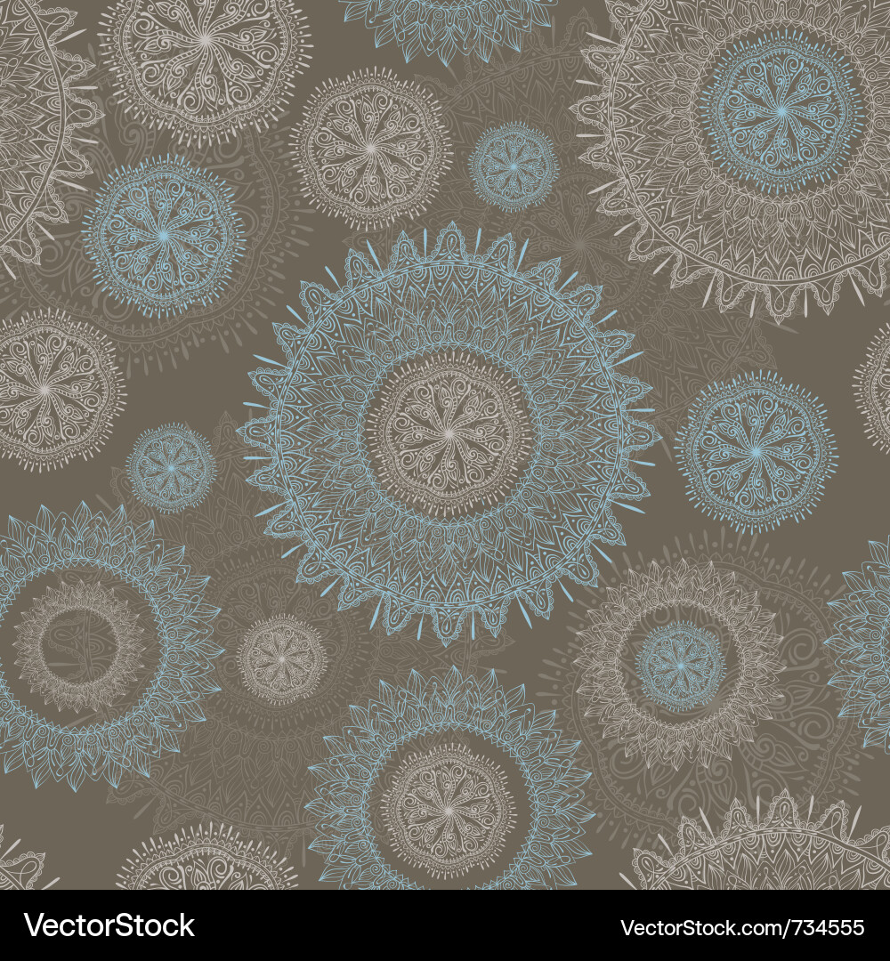 Seamless lacy pattern Vector Image