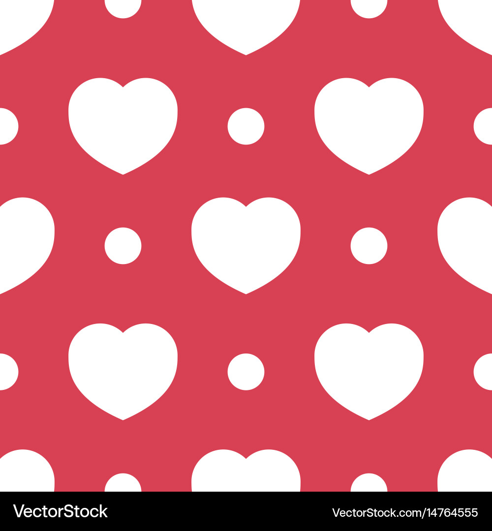 Seamless pattern with heart Vector Image