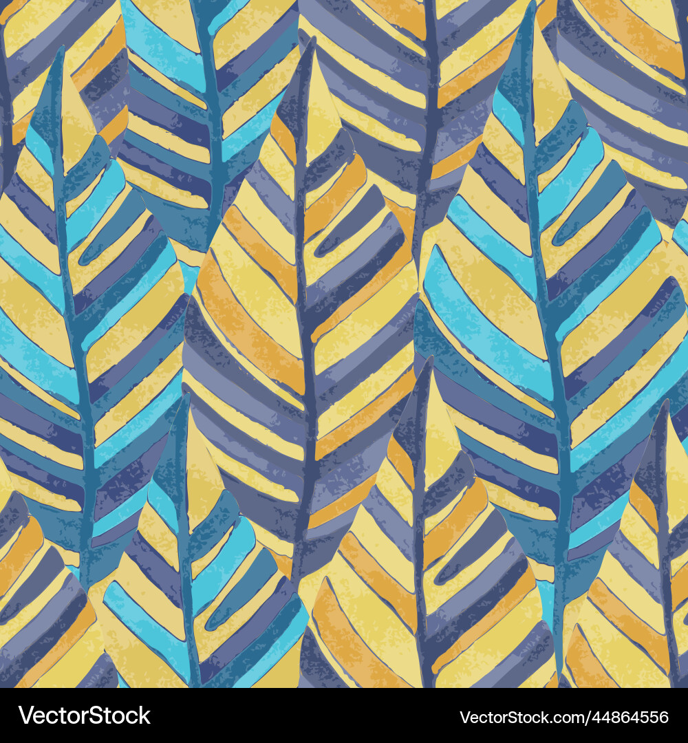 Abstract background with leaf pattern Vector Image