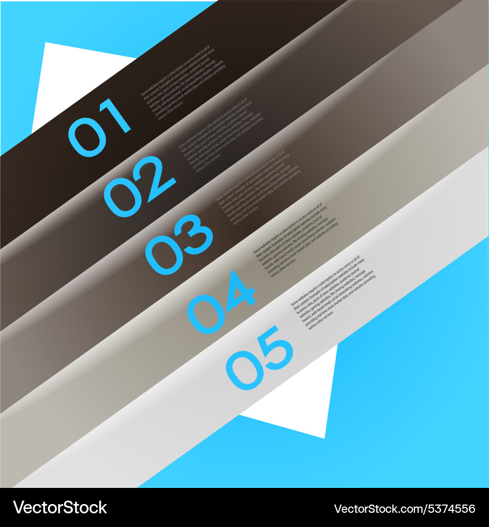 Abstract number vector image