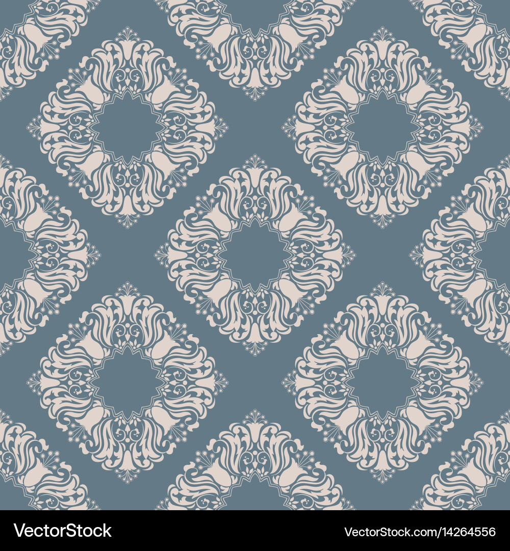 Classical Damask Pattern Vector Image