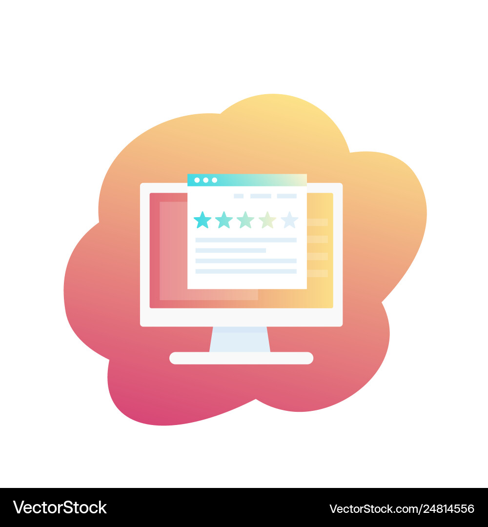 Feedback review and rating form Feedback review and rating form vector image