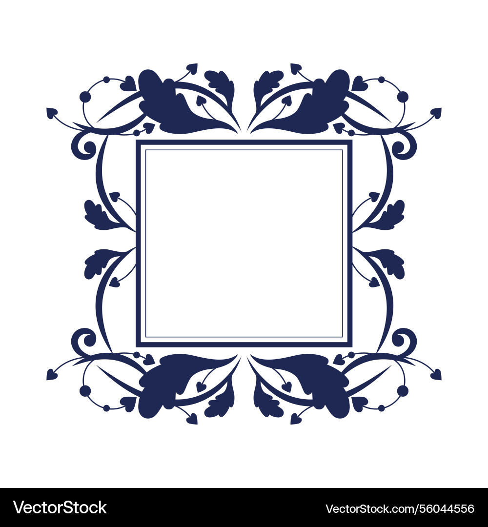 Linear frame or square rectangle border Linear frame or square rectangle border vector image