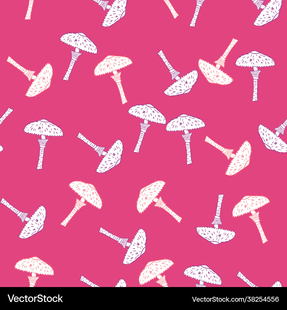 Nature autumn seamless pattern with random Nature autumn seamless pattern with random vector image