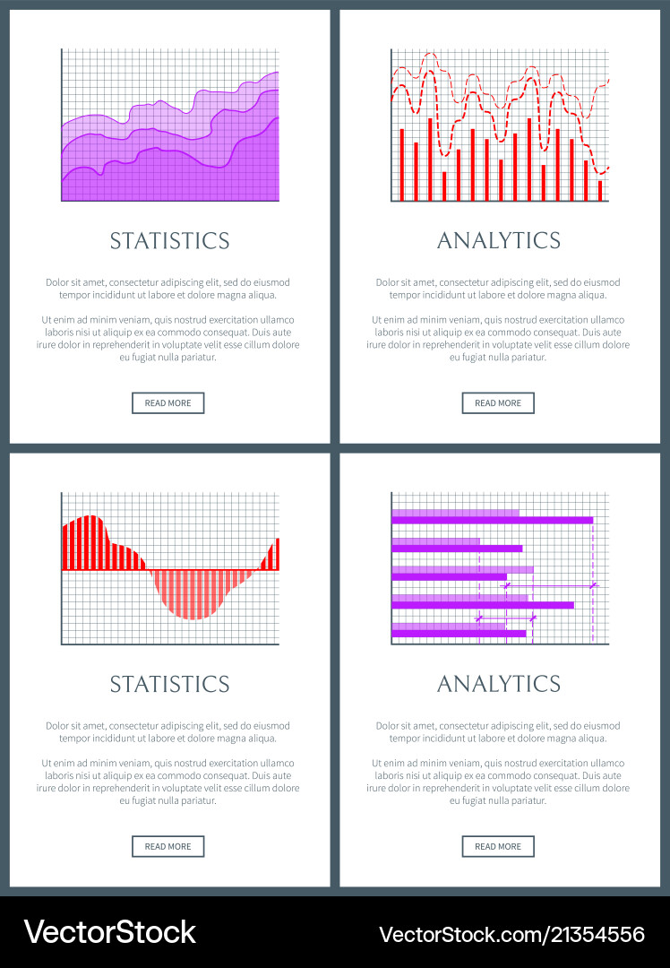 Statistics and analytics graphs of lines bars Statistics and analytics graphs of lines bars vector image