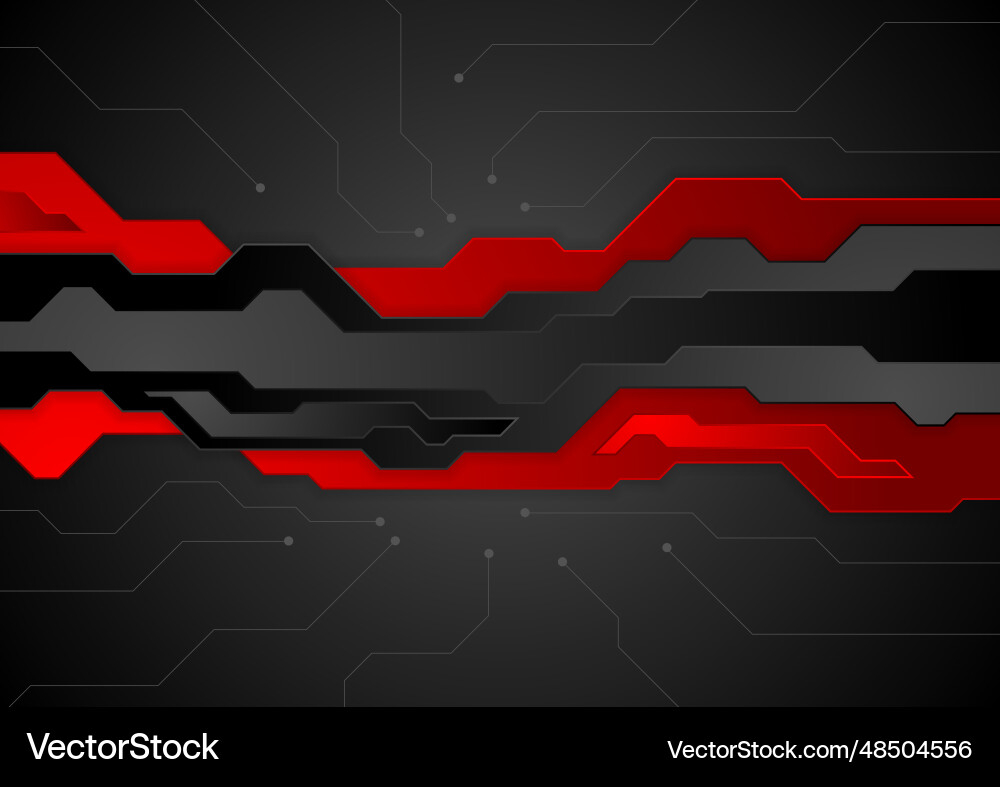 Tech dark futuristic abstract background Tech dark futuristic abstract background vector image
